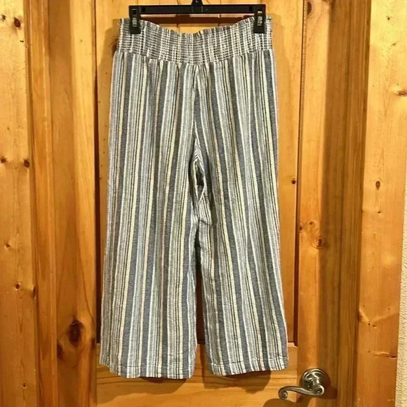 BanJara women’s multicolor striped Wide Leg Pants Size Large. - Picture 4 of 5